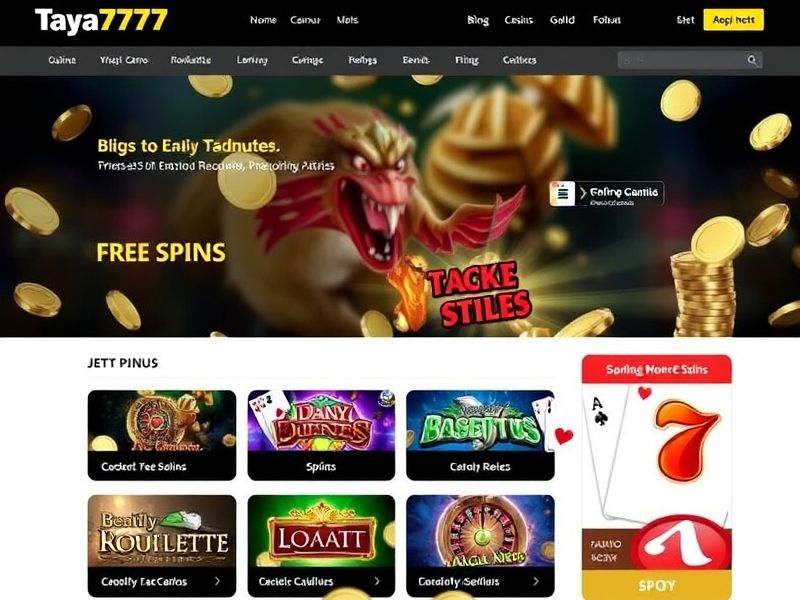 Join Taya777 Com for the best online gambling experience. Explore casino games, sports betting, and exclusive promotions on the official Taya777 Com website.